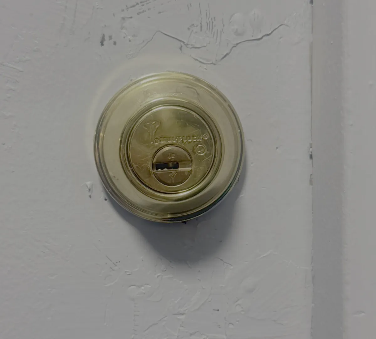 updated the deadbolt to high security mul t lock branded deaded